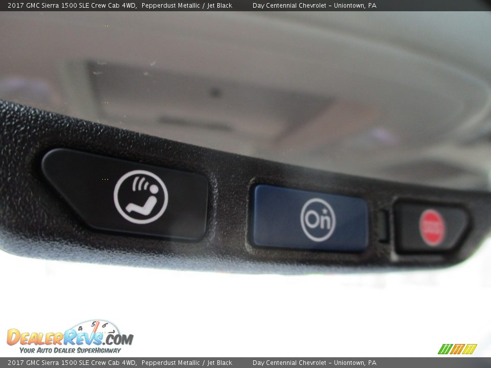 2017 GMC Sierra 1500 SLE Crew Cab 4WD Pepperdust Metallic / Jet Black Photo #32