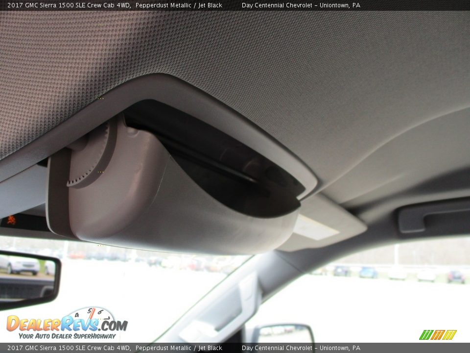 2017 GMC Sierra 1500 SLE Crew Cab 4WD Pepperdust Metallic / Jet Black Photo #33