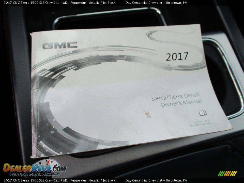 2017 GMC Sierra 1500 SLE Crew Cab 4WD Pepperdust Metallic / Jet Black Photo #36