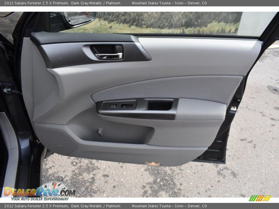 2012 Subaru Forester 2.5 X Premium Dark Gray Metallic / Platinum Photo #26