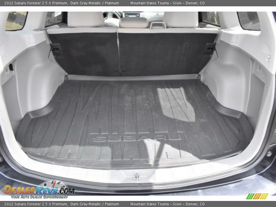 2012 Subaru Forester 2.5 X Premium Dark Gray Metallic / Platinum Photo #27