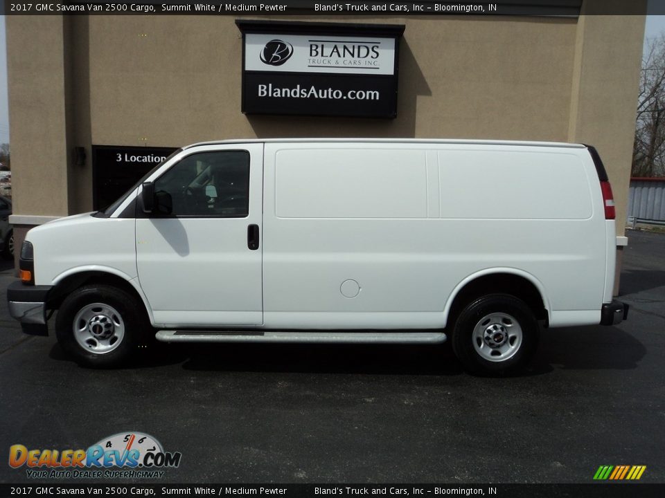 2017 GMC Savana Van 2500 Cargo Summit White / Medium Pewter Photo #1