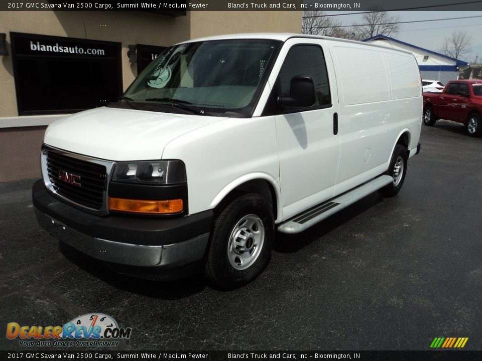 2017 GMC Savana Van 2500 Cargo Summit White / Medium Pewter Photo #2