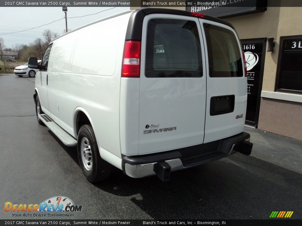 2017 GMC Savana Van 2500 Cargo Summit White / Medium Pewter Photo #3