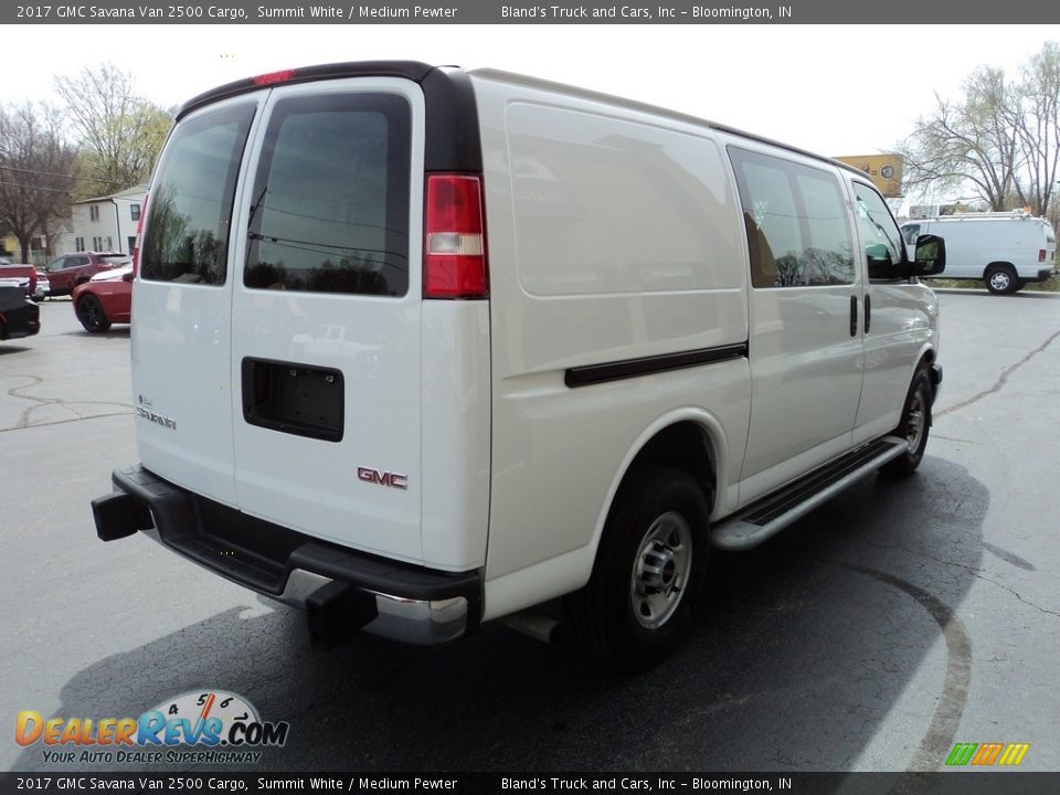 2017 GMC Savana Van 2500 Cargo Summit White / Medium Pewter Photo #4