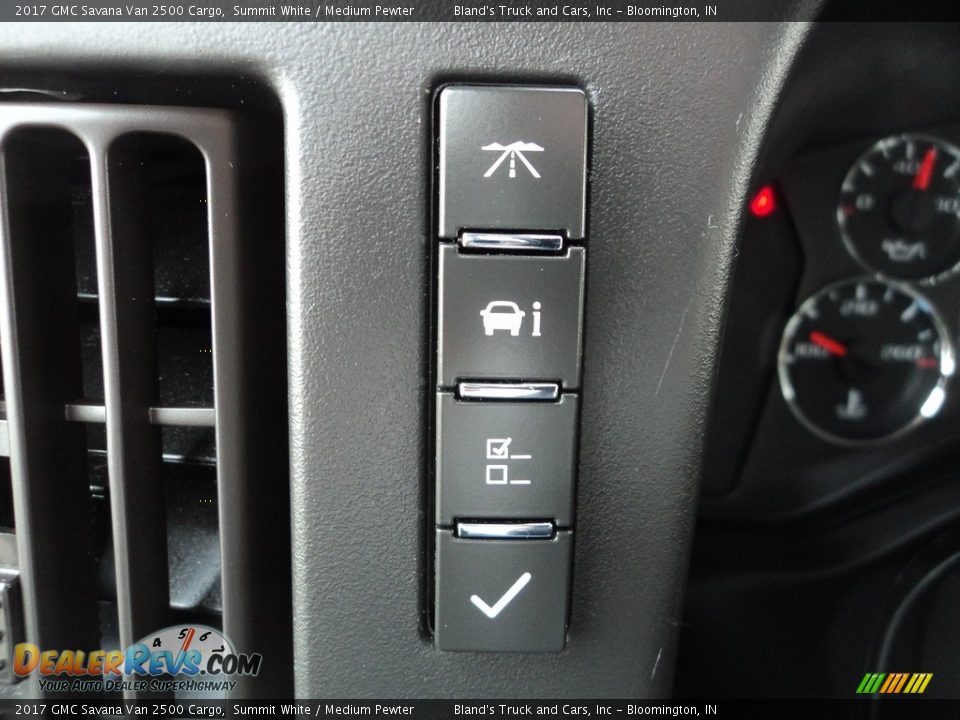 2017 GMC Savana Van 2500 Cargo Summit White / Medium Pewter Photo #11