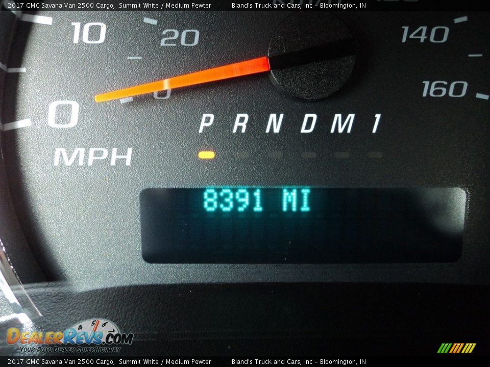 2017 GMC Savana Van 2500 Cargo Summit White / Medium Pewter Photo #14