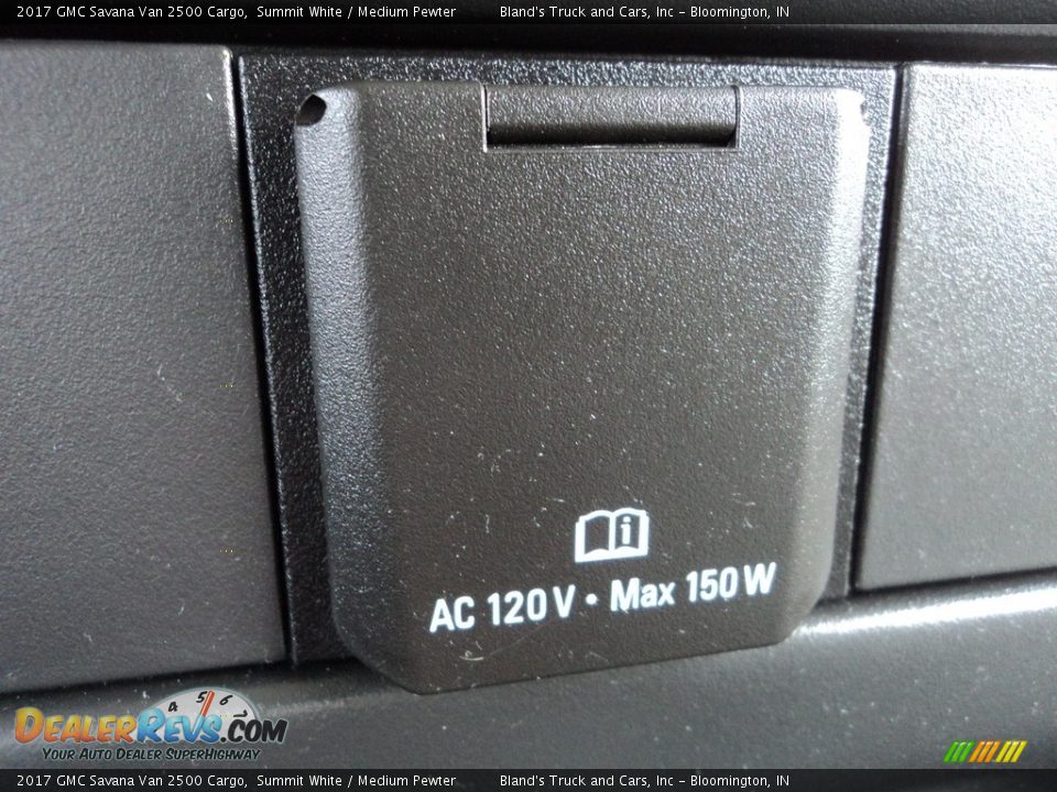 2017 GMC Savana Van 2500 Cargo Summit White / Medium Pewter Photo #21