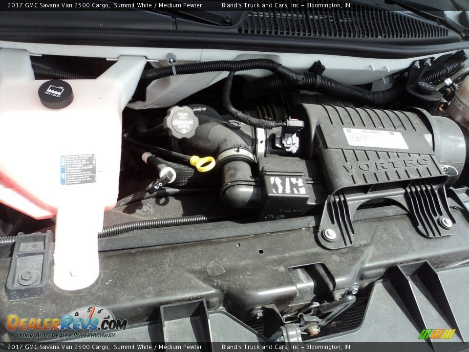 2017 GMC Savana Van 2500 Cargo Summit White / Medium Pewter Photo #28