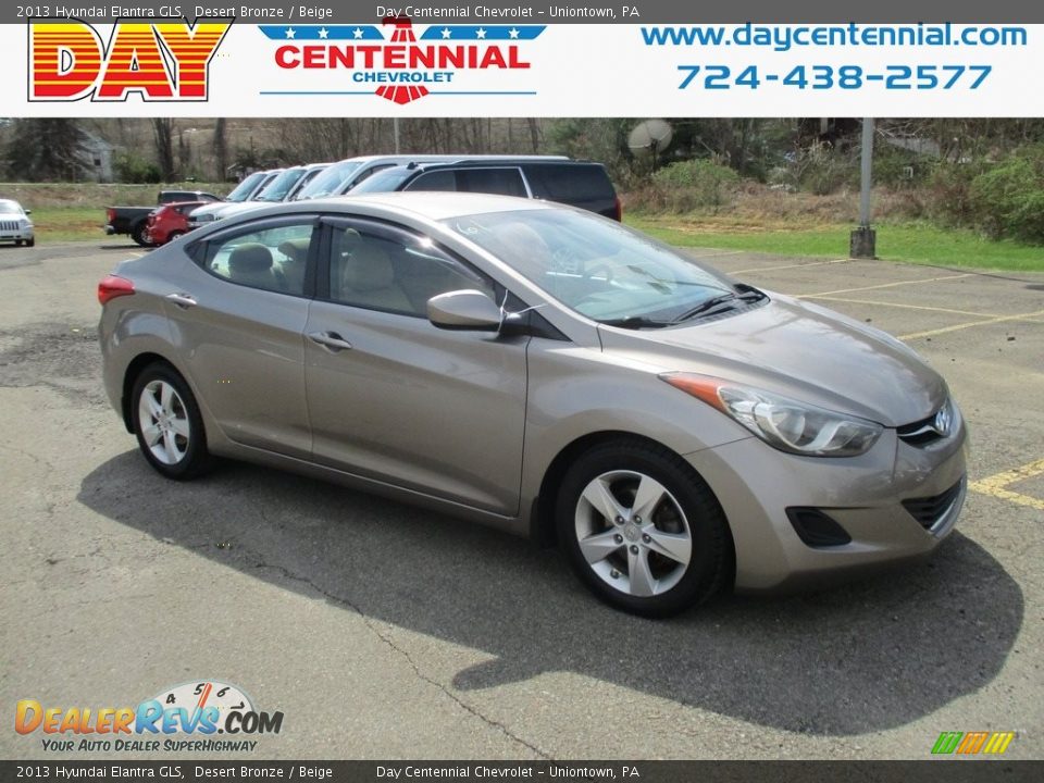 2013 Hyundai Elantra GLS Desert Bronze / Beige Photo #1