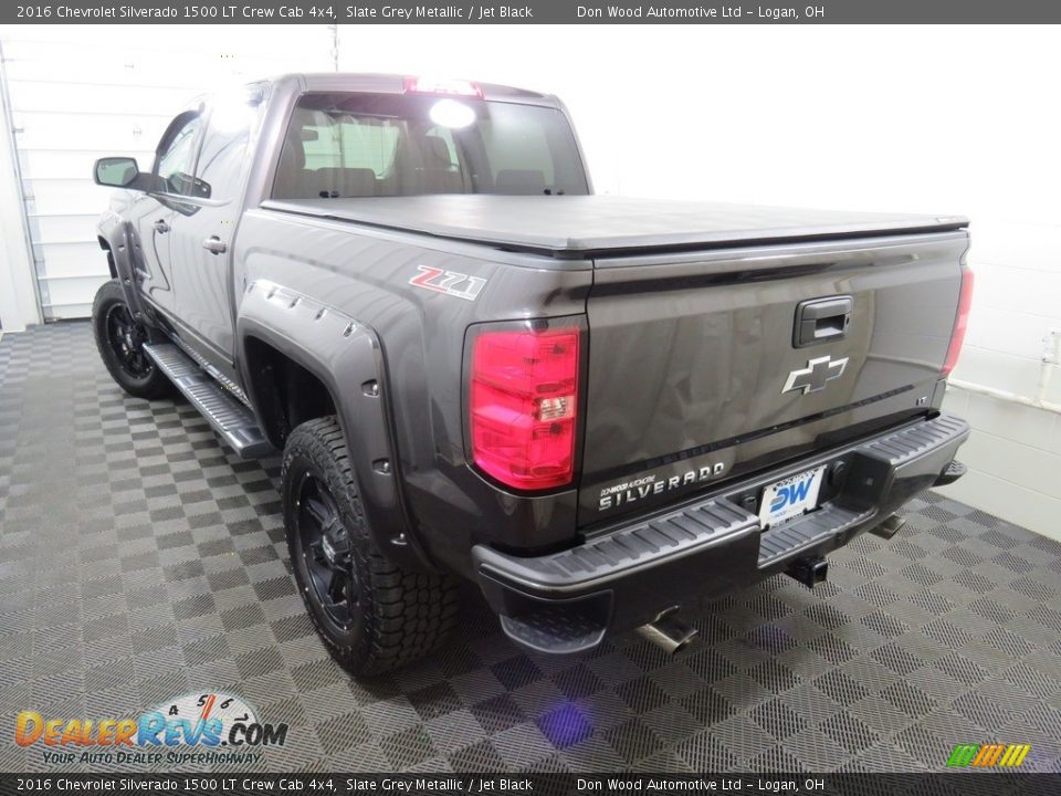 2016 Chevrolet Silverado 1500 LT Crew Cab 4x4 Slate Grey Metallic / Jet Black Photo #11