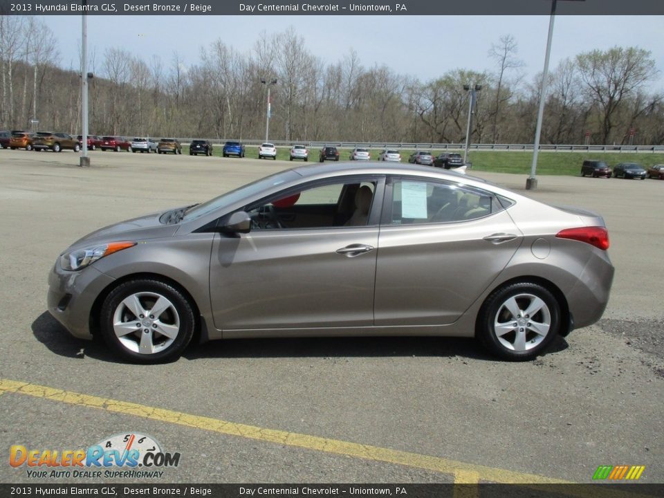 2013 Hyundai Elantra GLS Desert Bronze / Beige Photo #2
