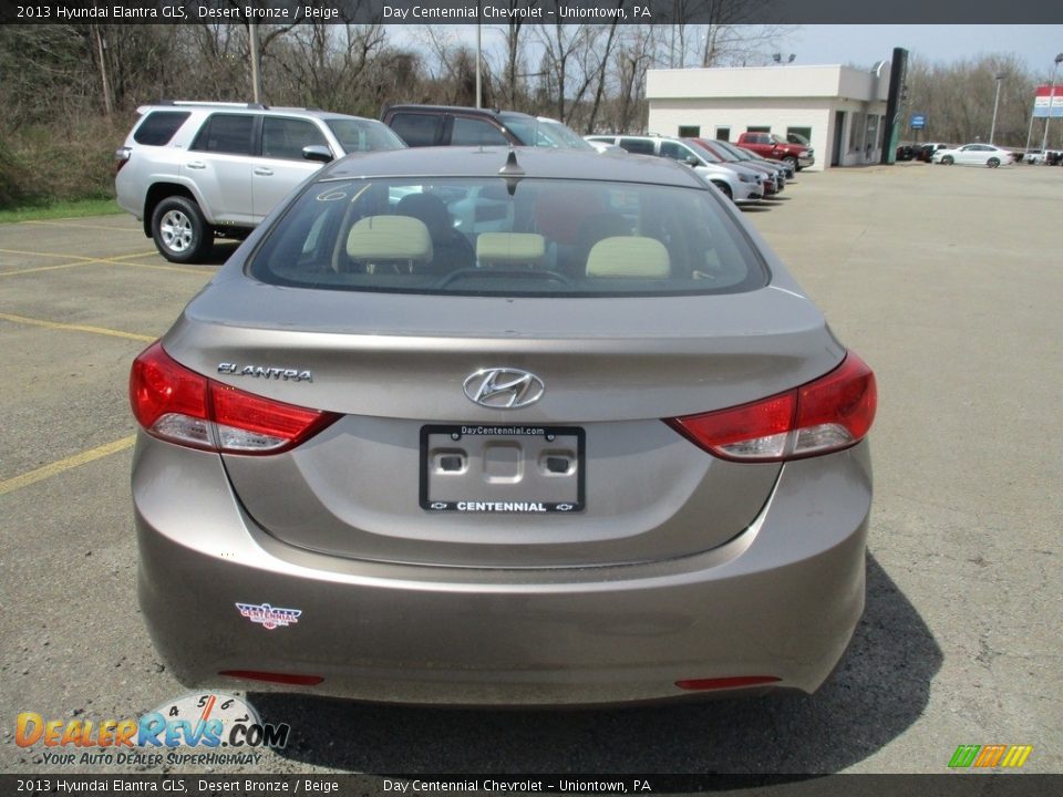 2013 Hyundai Elantra GLS Desert Bronze / Beige Photo #4