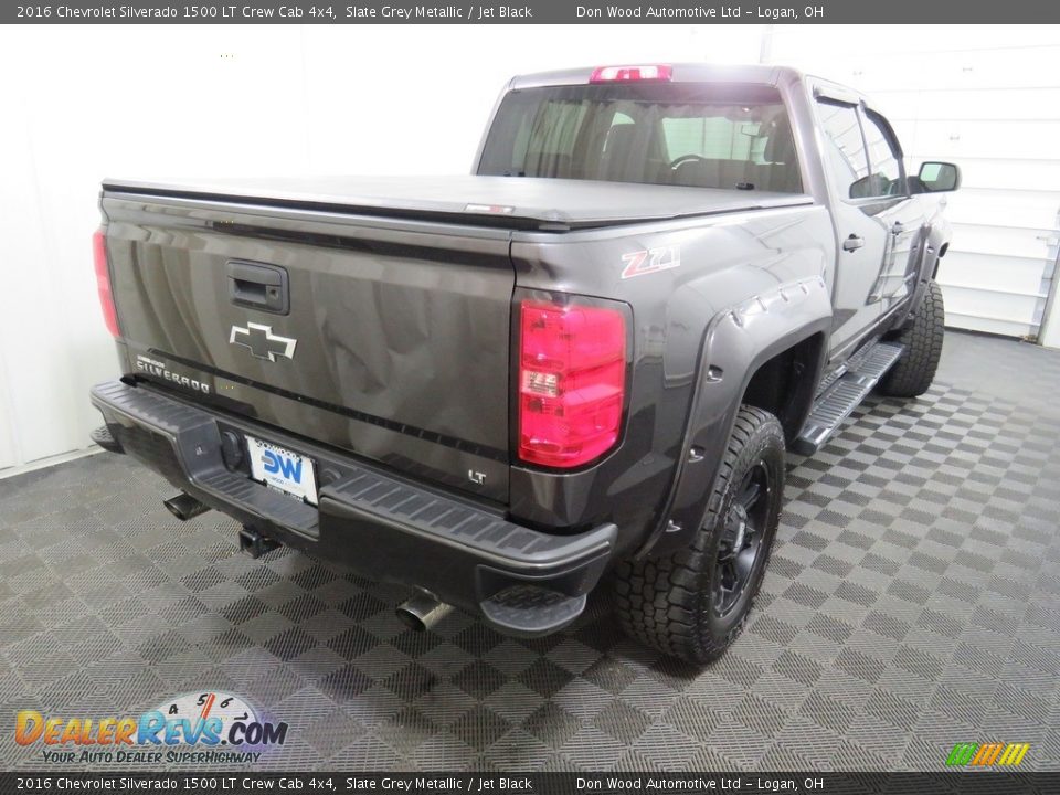 2016 Chevrolet Silverado 1500 LT Crew Cab 4x4 Slate Grey Metallic / Jet Black Photo #15