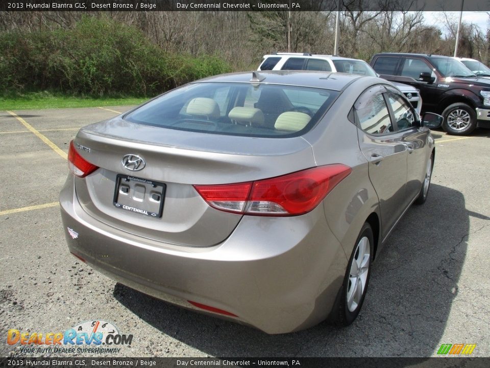 2013 Hyundai Elantra GLS Desert Bronze / Beige Photo #5