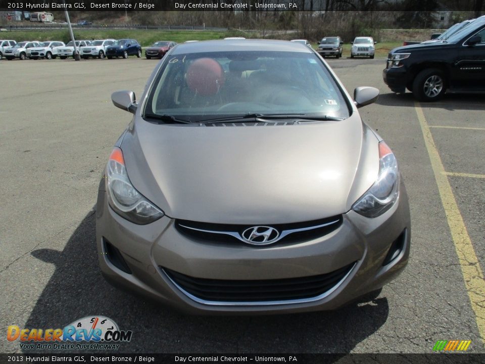 2013 Hyundai Elantra GLS Desert Bronze / Beige Photo #8