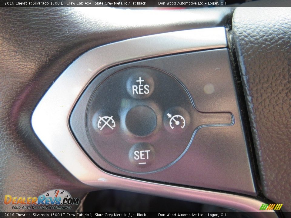 2016 Chevrolet Silverado 1500 LT Crew Cab 4x4 Slate Grey Metallic / Jet Black Photo #22
