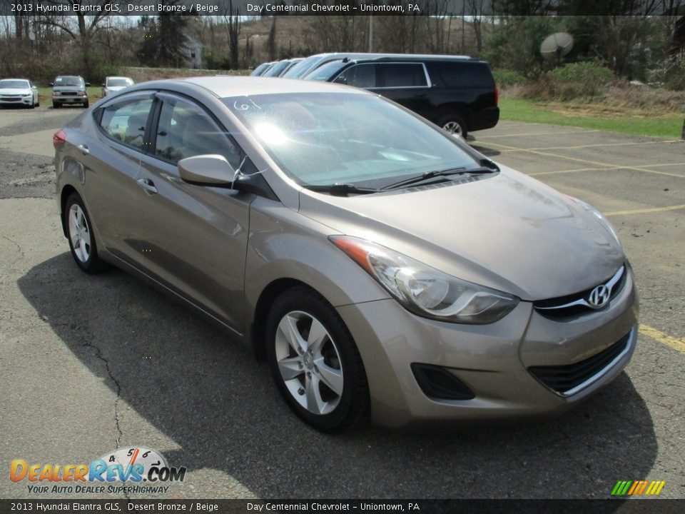 2013 Hyundai Elantra GLS Desert Bronze / Beige Photo #12