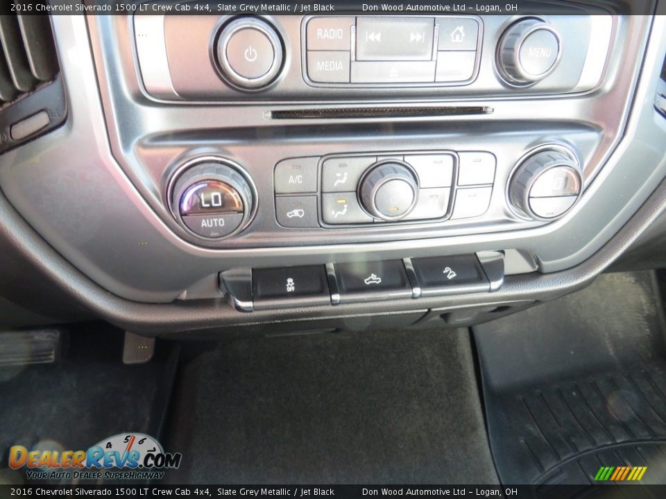 2016 Chevrolet Silverado 1500 LT Crew Cab 4x4 Slate Grey Metallic / Jet Black Photo #25