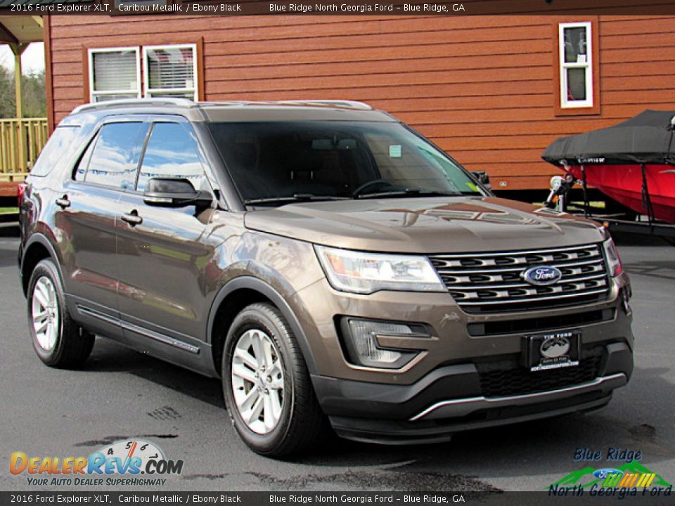 2016 Ford Explorer XLT Caribou Metallic / Ebony Black Photo #7