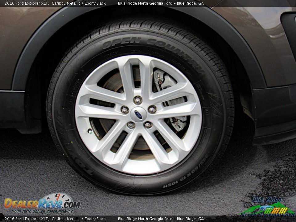 2016 Ford Explorer XLT Caribou Metallic / Ebony Black Photo #9