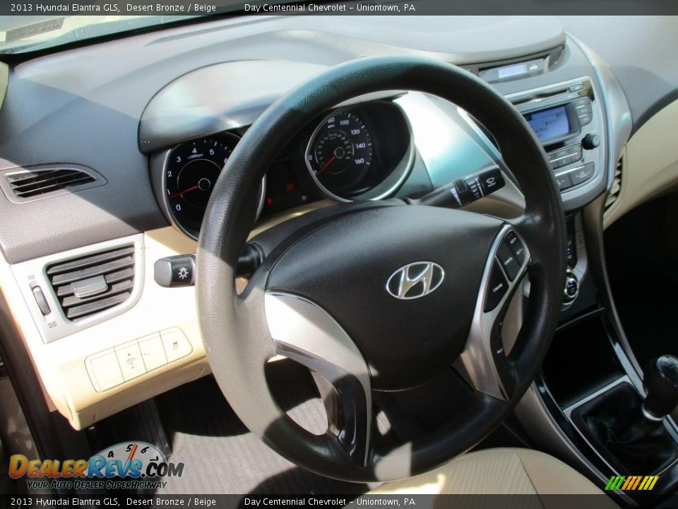2013 Hyundai Elantra GLS Desert Bronze / Beige Photo #24