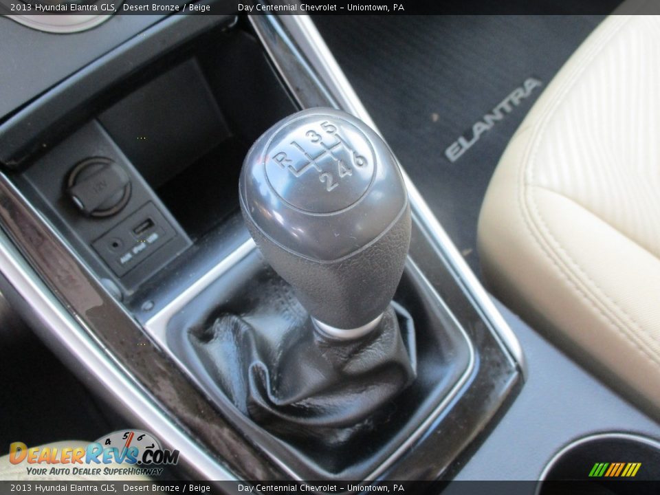 2013 Hyundai Elantra GLS Desert Bronze / Beige Photo #26