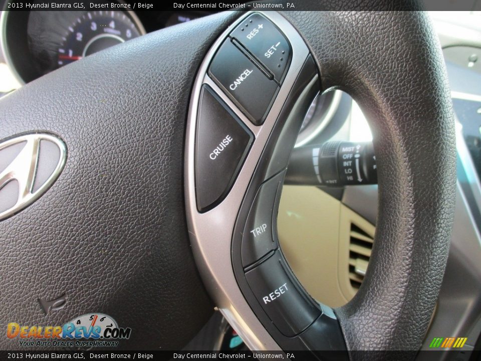 2013 Hyundai Elantra GLS Desert Bronze / Beige Photo #33