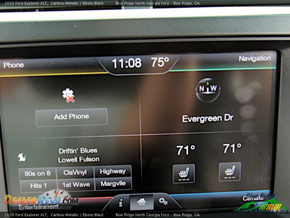 2016 Ford Explorer XLT Caribou Metallic / Ebony Black Photo #22