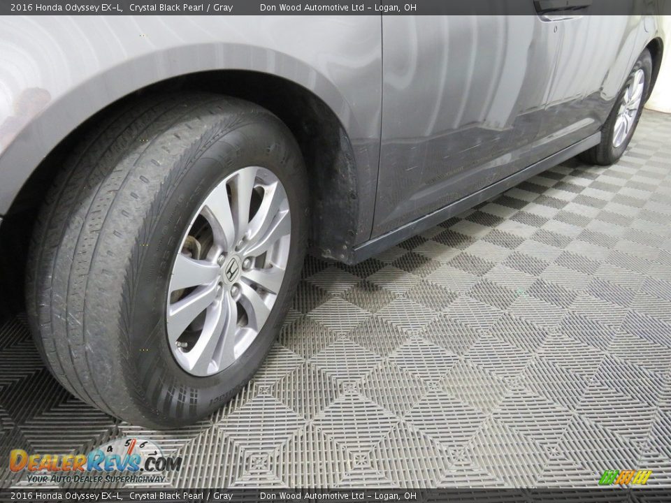 2016 Honda Odyssey EX-L Crystal Black Pearl / Gray Photo #11