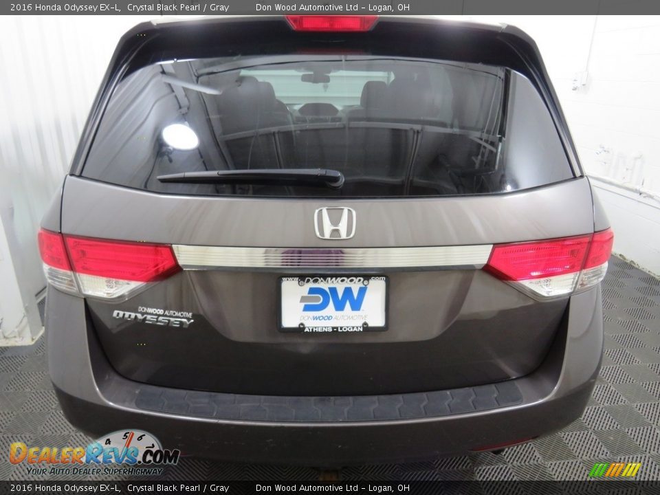 2016 Honda Odyssey EX-L Crystal Black Pearl / Gray Photo #14