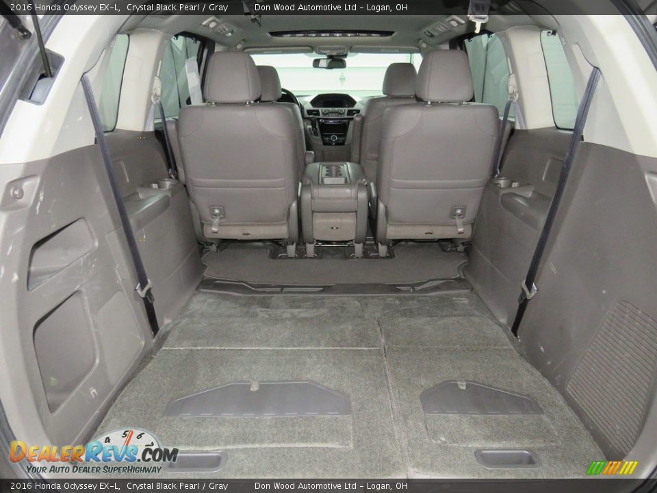 2016 Honda Odyssey EX-L Crystal Black Pearl / Gray Photo #18