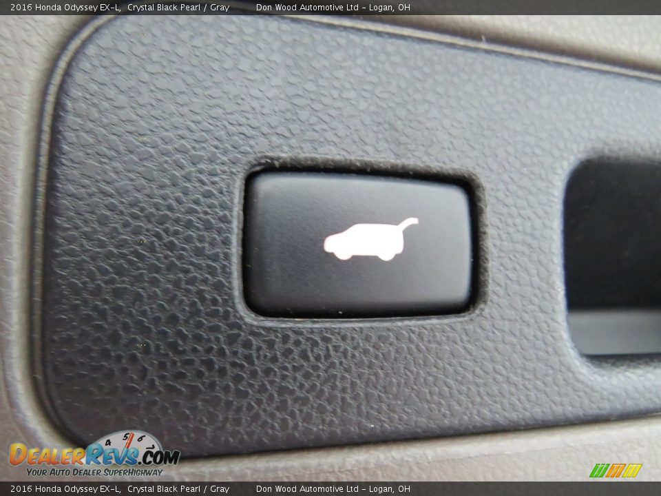 2016 Honda Odyssey EX-L Crystal Black Pearl / Gray Photo #19