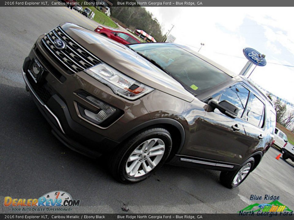 2016 Ford Explorer XLT Caribou Metallic / Ebony Black Photo #33