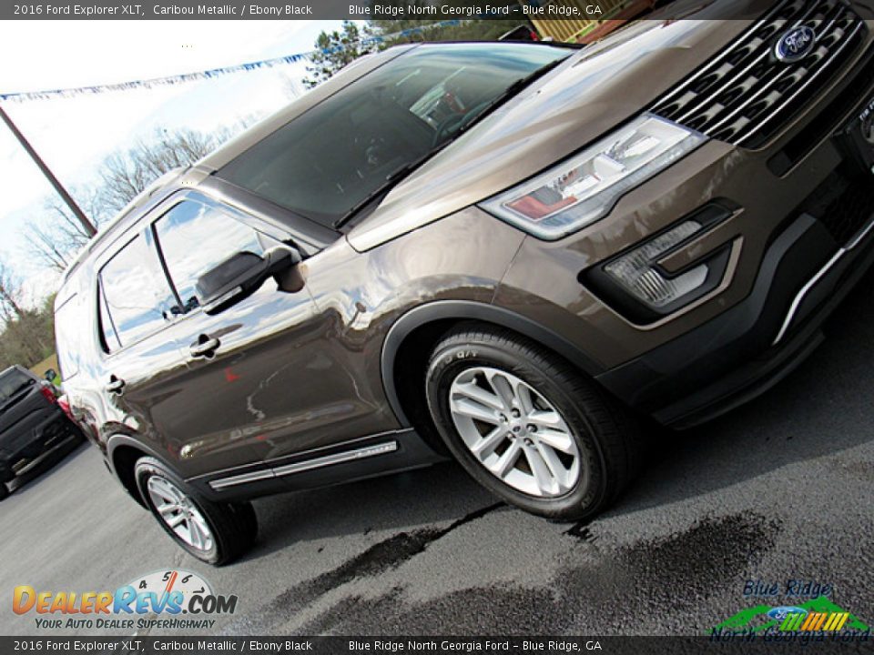 2016 Ford Explorer XLT Caribou Metallic / Ebony Black Photo #34