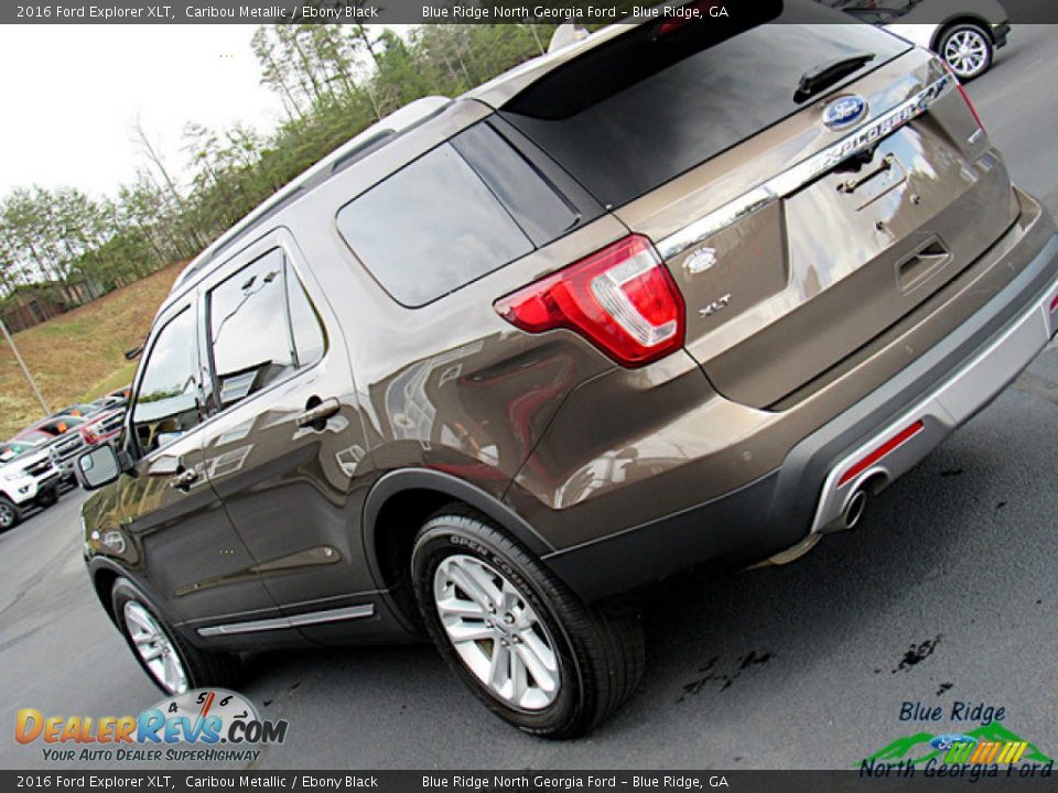 2016 Ford Explorer XLT Caribou Metallic / Ebony Black Photo #36