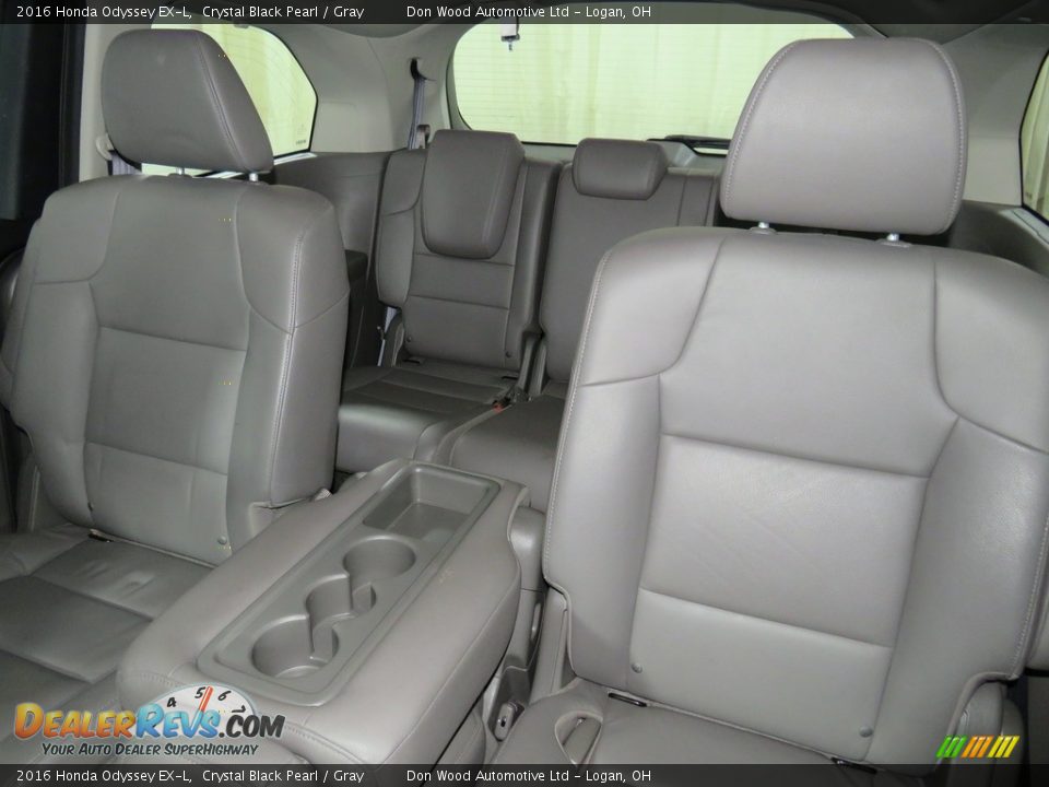 2016 Honda Odyssey EX-L Crystal Black Pearl / Gray Photo #36