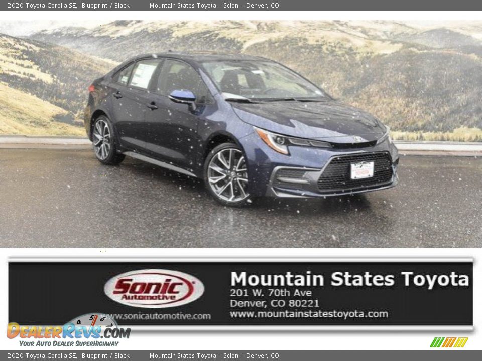 2020 Toyota Corolla SE Blueprint / Black Photo #1