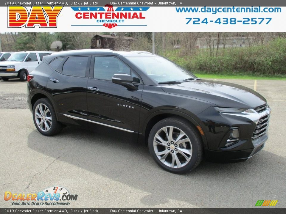 2019 Chevrolet Blazer Premier AWD Black / Jet Black Photo #1