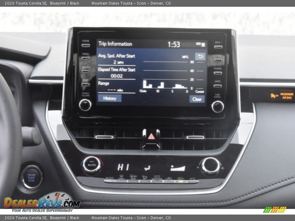 2020 Toyota Corolla SE Blueprint / Black Photo #9