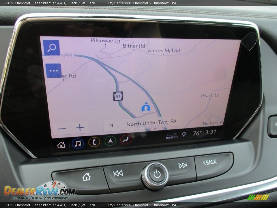 2019 Chevrolet Blazer Premier AWD Black / Jet Black Photo #16