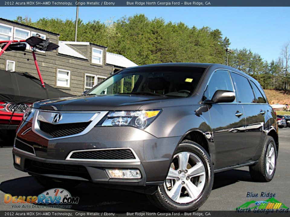 2012 Acura MDX SH-AWD Technology Grigio Metallic / Ebony Photo #1