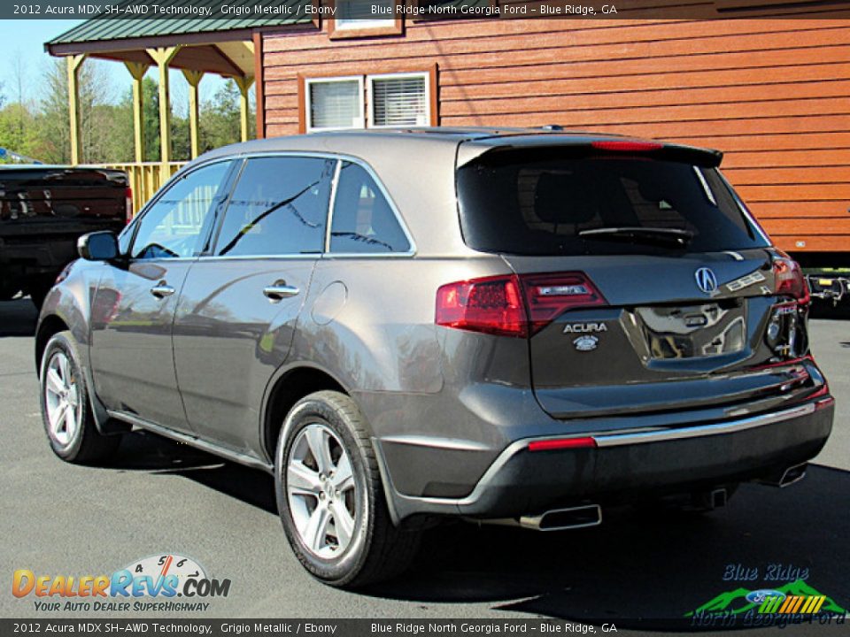 2012 Acura MDX SH-AWD Technology Grigio Metallic / Ebony Photo #3