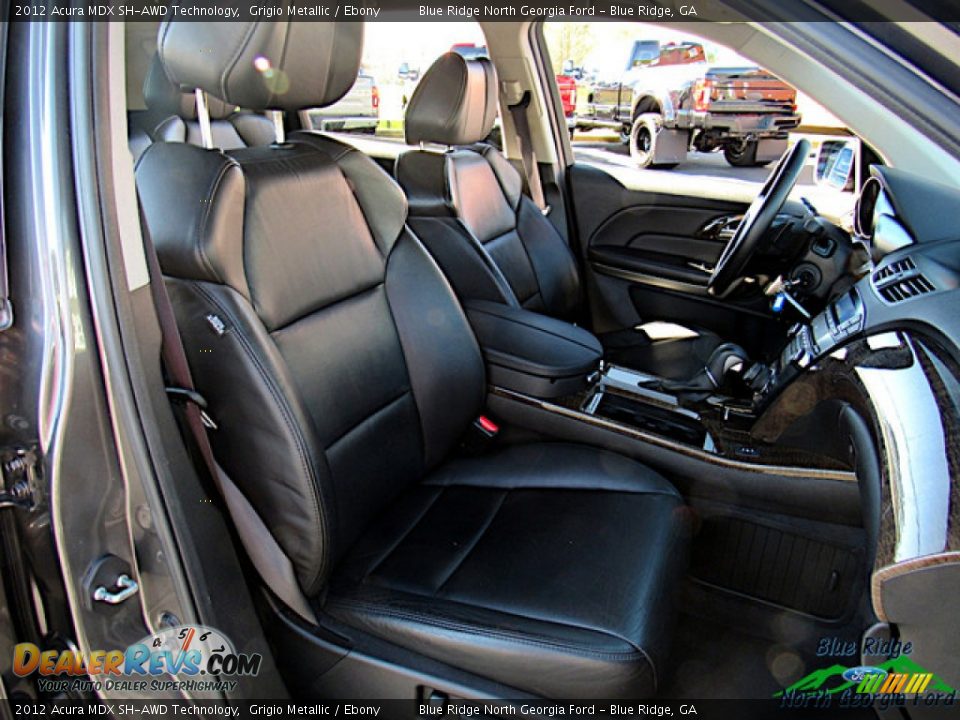 2012 Acura MDX SH-AWD Technology Grigio Metallic / Ebony Photo #11