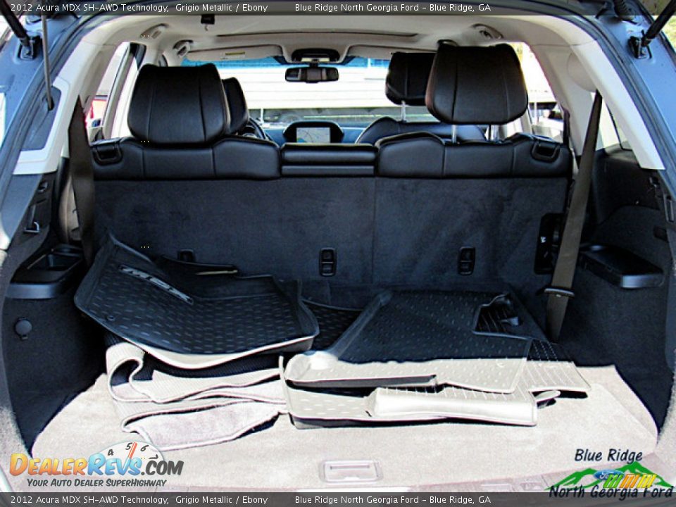 2012 Acura MDX SH-AWD Technology Grigio Metallic / Ebony Photo #12