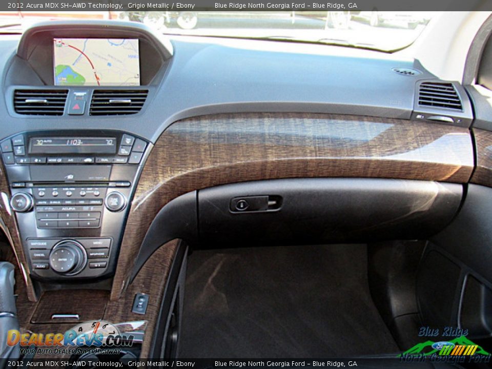 2012 Acura MDX SH-AWD Technology Grigio Metallic / Ebony Photo #15
