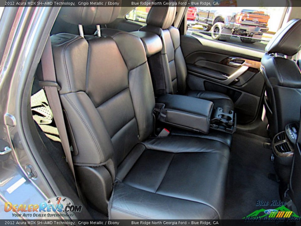 2012 Acura MDX SH-AWD Technology Grigio Metallic / Ebony Photo #16