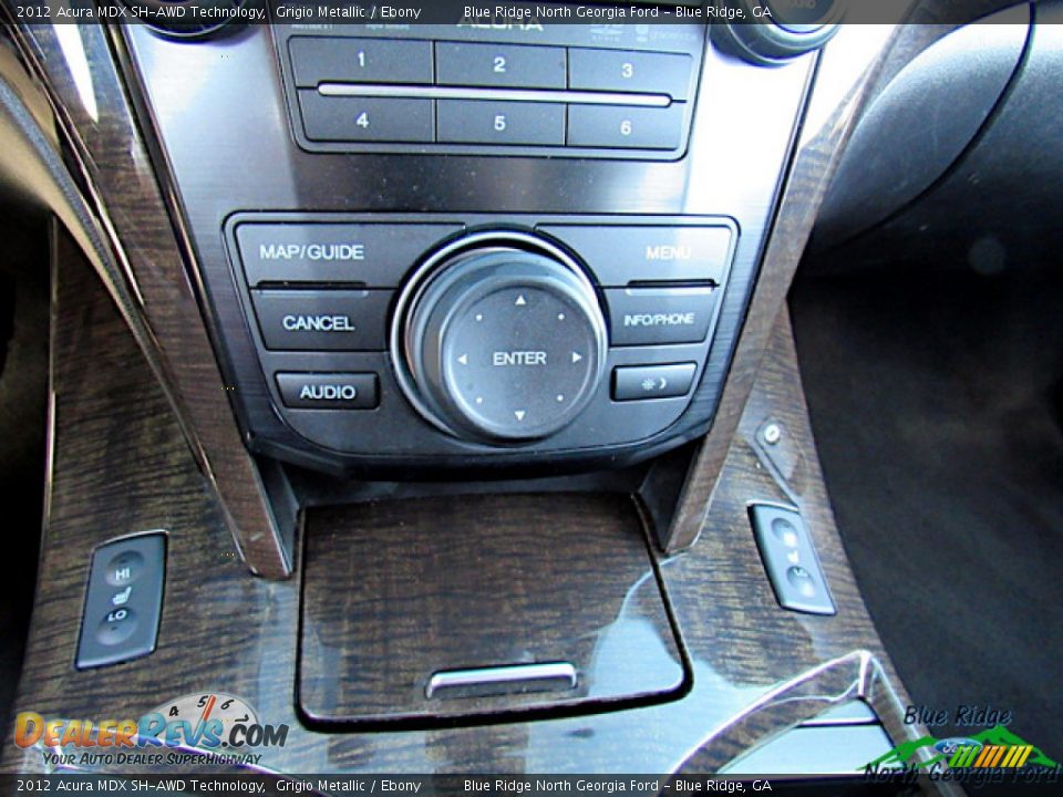 2012 Acura MDX SH-AWD Technology Grigio Metallic / Ebony Photo #23