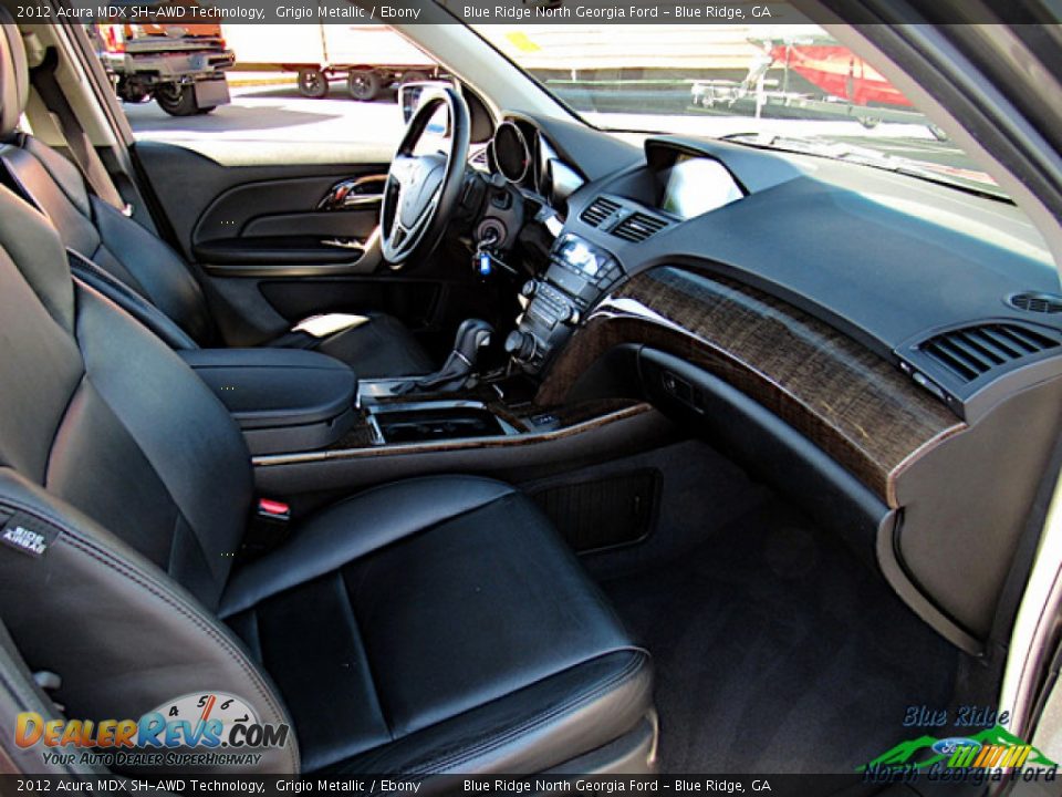 2012 Acura MDX SH-AWD Technology Grigio Metallic / Ebony Photo #29