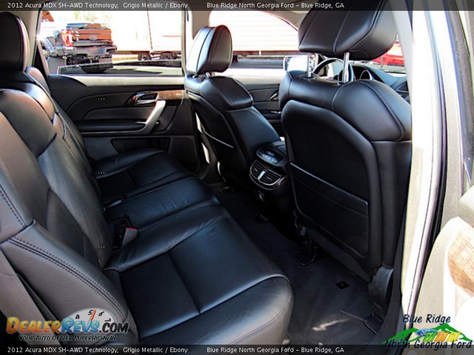2012 Acura MDX SH-AWD Technology Grigio Metallic / Ebony Photo #30